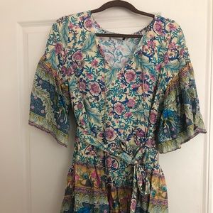 Ethan and Jay, Foral Print Mini Dress